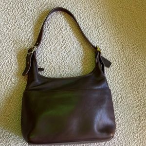 Vintage Coach Brown  Zip Purse With Front Pocket
